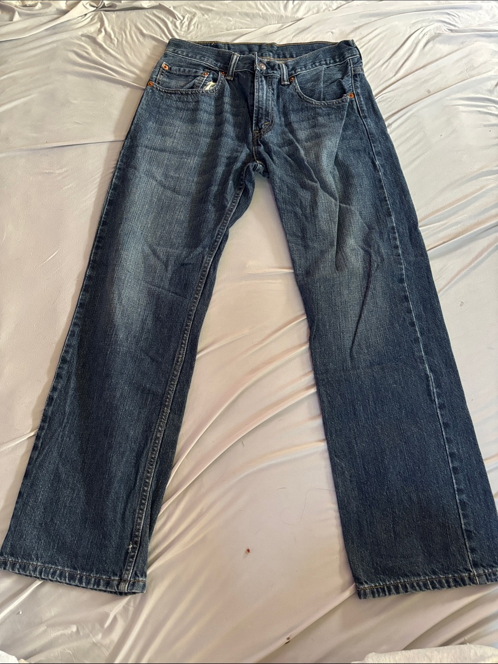 Levi's Men's Straight Dark Blue Denim Jeans